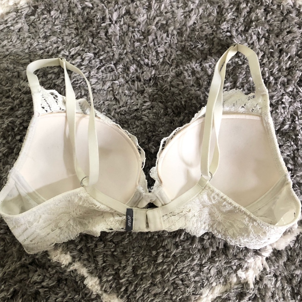 Aerie Ivory Laced Lined Bra - Picture 4 of 5